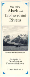 Map of the Alsek and Tatshenshini Rivers